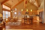 Kitchen and Dining Area at The Lodges A2